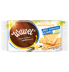 Wafle o smaku waniliowym