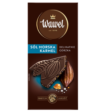 Delikatnie gorzka Sól morska i Karmel Premium